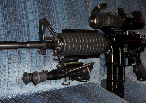 M4A1 w/Spring Loaded Retractable Bipod - Stowed