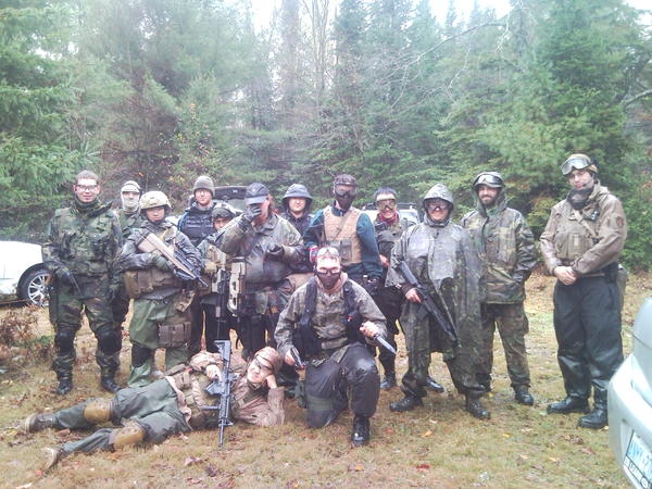 " Operation Deadfall " Team NFA with epic.d.works front center and Injin  to his left.